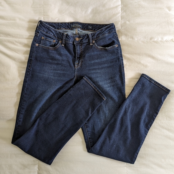 Lucky Brand Lolita Skinny Stretch Jegging 8 / 29 Faded Wash Blue Jean Mid Rise - Picture 3 of 8